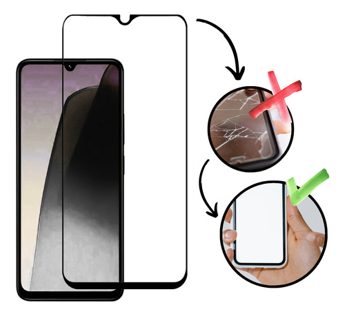 Pelicula E Capa Aveludada Celular Redmi 13c Silicone Premium