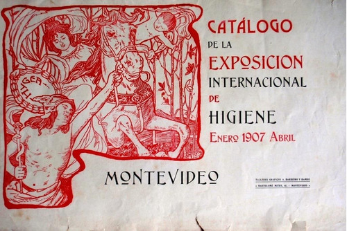Hoja Exposicion Internacional De Higiene Montevideo 1907