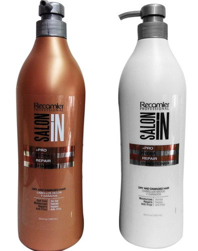 Shampoo Y Acondionador Hydra Repair Litro Recamier 1000ml