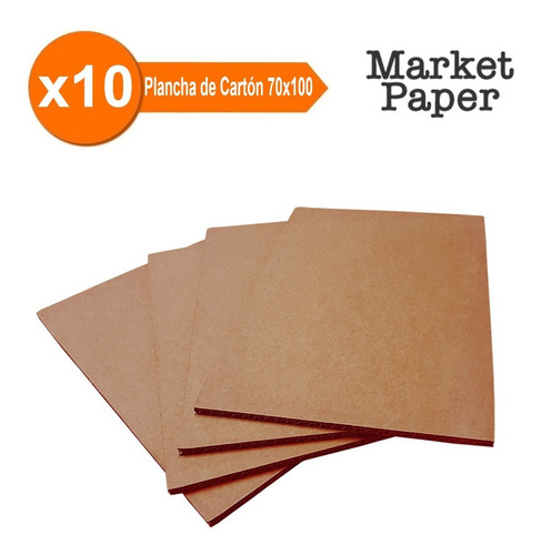 Planchas De Carton Pallet Divisor 0.70x1.00 Mts X10