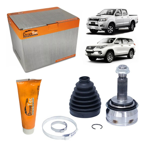 Junta Homocinética Roda Hilux Sw4 2.5 3.0 2008 2009 Sem Abs