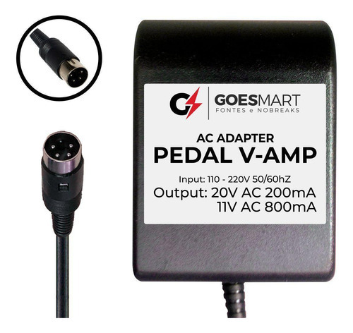 Fonte Pedaleira Behringer V-amp V-amp2 V-amp3 Lx1b Dfx69