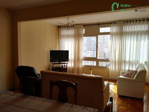 Imagem 3 de 15 de Apartamento 3 Dormitórios 1 Suíte 160 M² - Boqueirão - Santos/sp - 2279