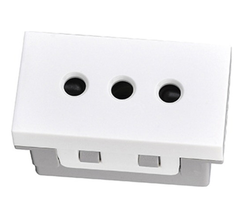 Pack 5 Modulo Tomacorriente 10a 250v Blanco