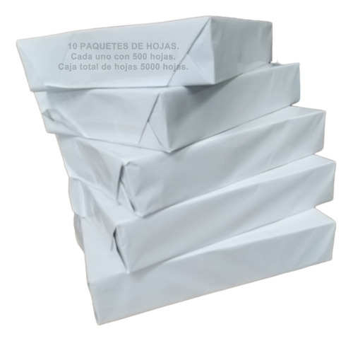 Caja De Hojas Blancas Tamaño Carta Lf1885