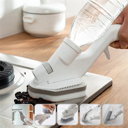 W Set De Limpieza Con Rociador De Agua Con Raspador De