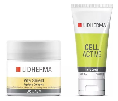 Vita Shield B3 B5 B6 C, E + Hidro Cream Cellactiv Lidherma