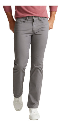 Pantalón Casual Jean Cut Straight Fit Gris Dockers