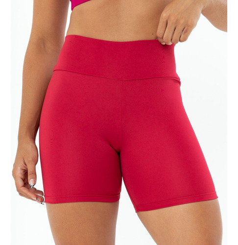 Calza Corta Algodón / Mujer Short Elasticado Tiro Alto 