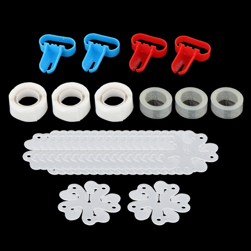 Kit De Tiras De Decoración De Globos 20 Piezas Clips De