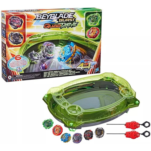 Beyblade Burst Quaddrive Estadio De Batalla +6 Trompos