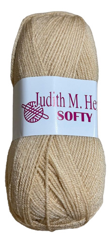 Lana Judith Ovillos X 100 Grs C/u Modelo Softy Lana Fina Beige 80007