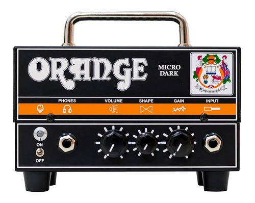 Cabezal De Guitarra  Orange Micro Dark Hibrido