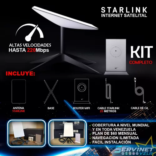 Antena Starlink Internet Kit Completo Satelital (inmediata)
