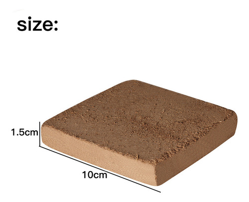 Bloque Nutricional Coconutss Brick Plántulas De Salvado De C