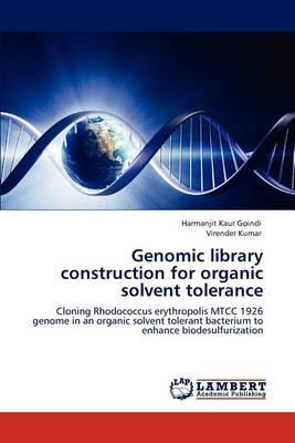 Libro Genomic Library Construction For Organic Solvent To...