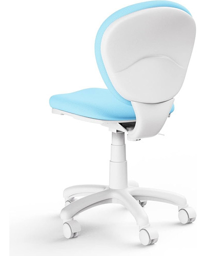 Silla De Escritorio Ergonómico Para Niños Azul Algodón
