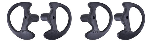 2 Pares Tapones De Silicona Para Auricular De Tubo Acústico