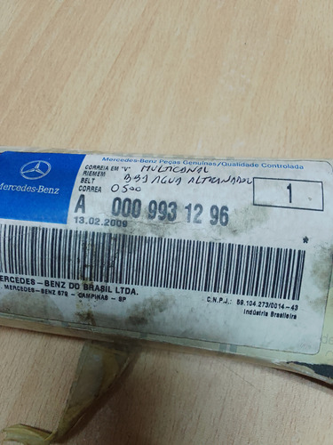 Correa Poly V 9pk2045 Para Mb O500 Original Gates