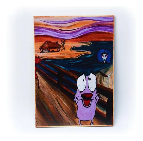 comprar Cartel Plano - Coraje El Perro Cobarde - El Grito - Mdf