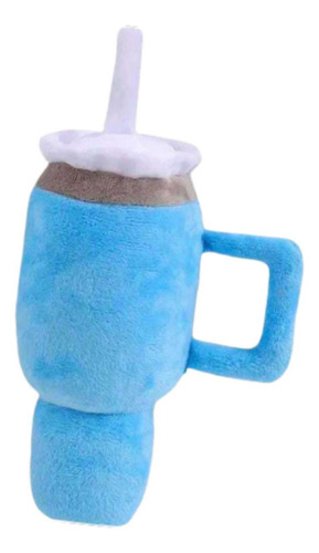 Juguete Para Perros Chirriante, Peluche, Vaso Azul