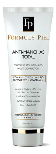 Formuly Piel Anti Manchas Total Tratamiento Intensivo 50g