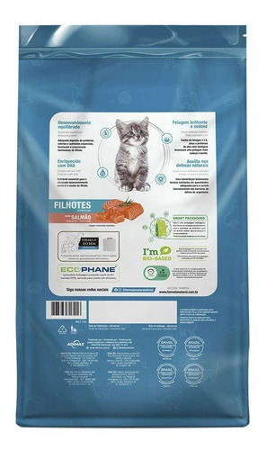 Ração Fórmula Natural Gato Filhote Sabor Salmão 7kg