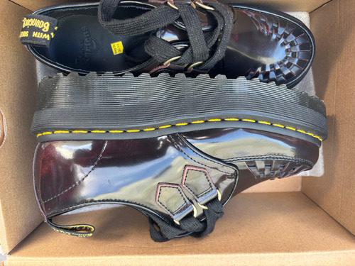 Zapatos Dr.martens Cuero. Suela De Polivinilo Cherry Red 38