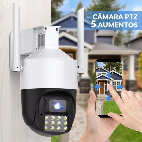 Imagen 6 de 8 de Cámaras De Seguridad Wifi Para Exteriore 3k Con Alarma De5mp