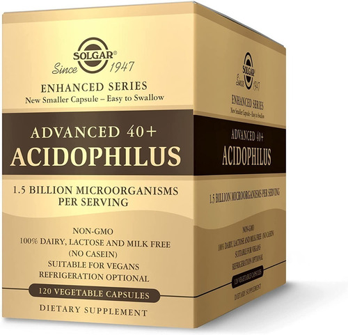 Advanced 40+ Acidophilus Flora Intestinal Saludable 120 Cap