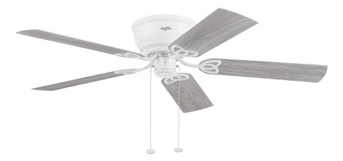 Ventilador de Techo Low Profile 52401 52 pulg Blanco Cinco Aspas Coolfan