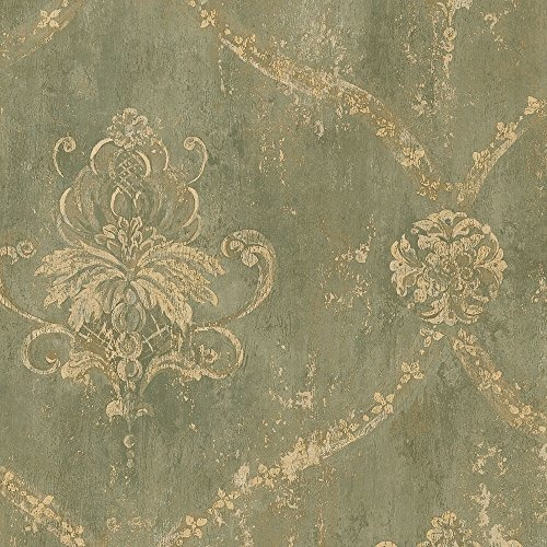 Papel Tapiz - Papel Pintado Norwall Ch22568 Regal Damask