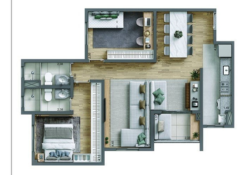 Imagem 15 de 15 de Apartamento À Venda No Bairro Rudge Ramos - São Bernardo Do Campo/sp - O-6105-14501