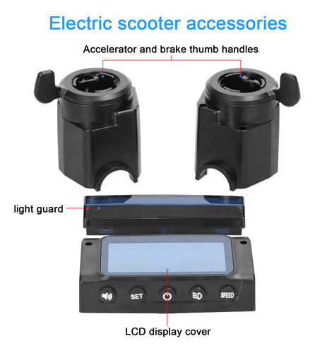Cubierta De Pantalla Lcd Con Protector De Pulgar Con Freno D