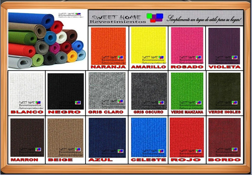 Imagen 4 de 10 de Piso Fieltro, Símil Moquette - Moquete No Se Frizza.