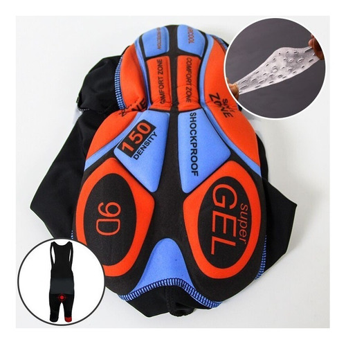 Calza Ciclista Ciclismo Mountain Bike Spinning 2da Seleccion