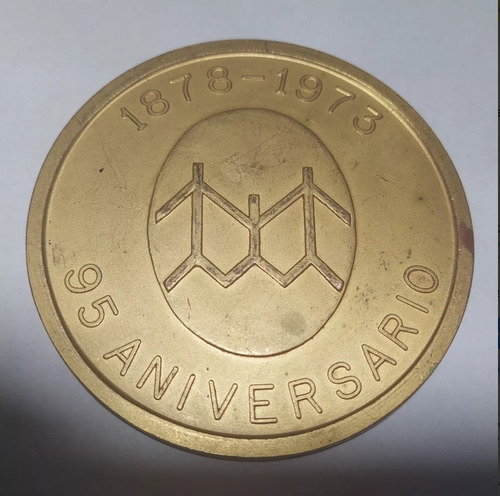 Medalla Banco De La Ciudad De Buenos Aires 1973 - 88mm - 073