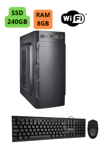Computador Barato I5 8gb Ssd 240 Fonte 500w Real + Wifi