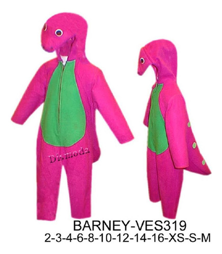 Barney - Molde De Disfraz De Dinosaurio