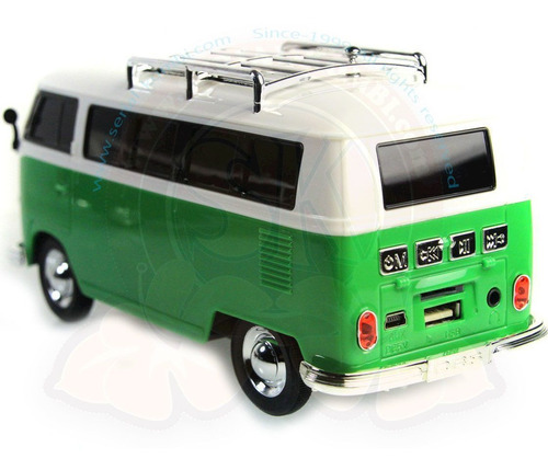 Parlante Bus Combi Bluetooth Dbs119 Verde Techcenter