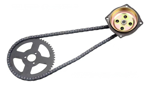 T8f 54piñón Trasero,cadena,6t Caja De Cambios Para 49cc Moto