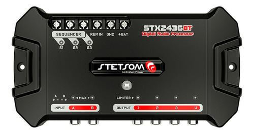 Processador Áudio Stetsom Stx 2436bt Sequenciador Lançamento