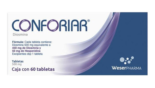 Conforiar Caja Con 60 Tabletas De 450 Mg/ 50 Mg