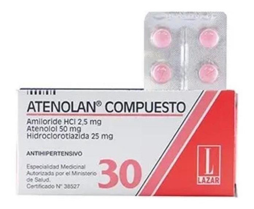 Atenolan Lazar Compuesto X 30 Comprimidos