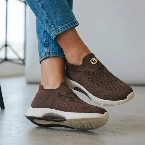Tenis Ortopedico Modare Ultra Conforto Feminino Casual Knit