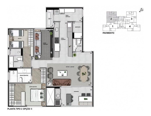 Imagem 13 de 20 de Apartamento No Cabral De 192,04 M2 Com 3 Quartos - La15917.403-rede - La15917.403