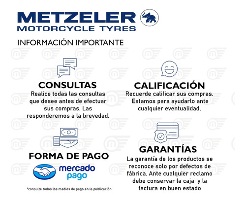 Imagen 5 de 6 de Cubierta Metzeler 160/60r15tl Feelfree Scooter Trasera