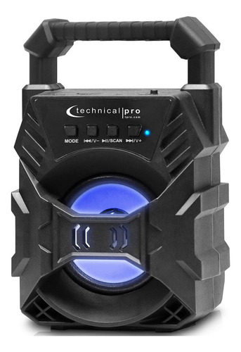 Technical Pro Altavoz Bluetooth Compacto Recargable Portátil 110v