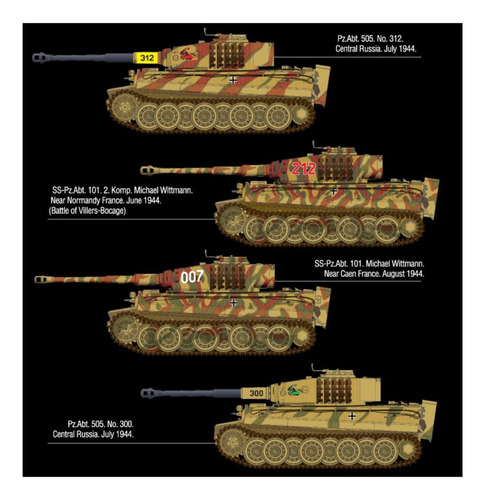 Imagem 2 de 6 de Plastimodelismo Academy Tanque Alemão Tiger I 1/35