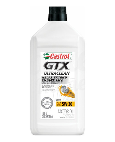 Aceite Castol Gtx Ultraclean 5w-30 946 Ml